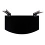 Media Player TV/Bracket Mount Shelf, Glass - Black (FN-MT-150-BK)