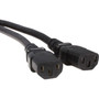 StarTechcom 10 ft Computer Power Cord Splitter IEC320 C14 to 2x IEC320 C13 - 250V AC - 13A - 10ft PXT100Y