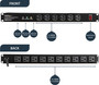 StarTech.com 16 Outlet Horizontal 1U Rack Mount PDU Power Strip for Network Server Racks - Surge Protection - 120V/15A - 6ft Power - x (RKPW161915)