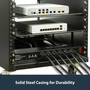 StarTech.com 16 Outlet Horizontal 1U Rack Mount PDU Power Strip for Network Server Racks - Surge Protection - 120V/15A - 6ft Power - x (RKPW161915)