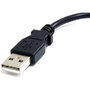 StarTech.com 6in Micro USB Cable - A to Micro B - Type A Male USB - Micro Type B Male USB - 6in - Black (UUSBHAUB6IN)