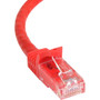 StarTech.com 100 ft Red Snagless Cat6 UTP Patch Cable - Category 6 - 100 ft - 1 x RJ-45 Male Network - 1 x RJ-45 Male Network - Red (Fleet Network)