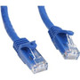 StarTechcom 75 ft Blue Snagless Cat6 UTP Patch Cable - Category 6 - 75 ft - 1 x RJ-45 Male Network - 1 x RJ-45 Male Network - Blue N6PATCH75BL