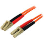 StarTechcom 3m Fiber Optic Cable - Multimode Duplex 50125 - LSZH - LCLC - OM2 - LC to LC Fiber Patch Cable - LC Male - LC Male - - 50FIBLCLC3