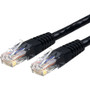 StarTech.com 35 ft Black Molded Cat6 UTP Patch Cable - ETL Verified - Category 6 - 35 ft - 1 x RJ-45 Male Network - 1 x RJ-45 Male - (Fleet Network)