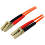 StarTech.com 10m Fiber Optic Cable - Multimode Duplex 50/125 - LSZH - LC/LC - OM2 - LC to LC Fiber Patch Cable - LC Male - LC Male - - (Fleet Network)