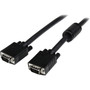 StarTechcom 60 ft Coax High Resolution VGA Monitor Cable - HD15 MM - HD-15 Male VGA - HD-15 Male VGA - 60ft - Black MXT101MMHQ60