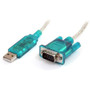 StarTech.com USB to Serial Adapter - Prolific PL-2303 - 3 ft / 1m - DB9 (9-pin) - USB to RS232 Adapter Cable - USB Serial - DB-9 Male (Fleet Network)