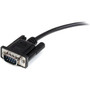 StarTechcom 2m Black Straight Through DB9 RS232 Serial Cable - MF - 66 ft Serial Data Transfer Cable - First End 1 x DB-9 Male - 1 MXT1002MBK