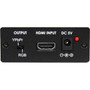 StarTech.com HDMI&reg; to VGA Video Adapter Converter with Audio - HD to VGA Monitor 1080p - Functions: Signal Conversion, Video - x - (HDMI2VGA)