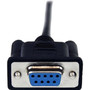 StarTechcom 2m Black DB9 RS232 Serial Null Modem Cable FM - 66 ft Serial Data Transfer Cable - First End 1 x DB-9 Male Serial - 1 SCNM9FM2MBK