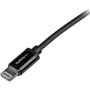StarTechcom 1m 3ft Black Applereg 8-pin Lightning Connector to USB Cable for iPhone  iPod  iPad - 33 ft LightningUSB Data for USBLT1MB