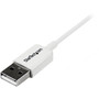 StarTech.com 2m White Micro USB Cable - A to Micro B - 6.6 ft USB Data Transfer Cable for Cellular Phone, Camera, Hard Drive, Tablet - (USBPAUB2MW)