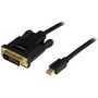 StarTech.com 10 ft Mini DisplayPort to DVI Adapter Converter Cable - Mini DP to DVI 1920x1200 - Black - 10 ft DVI/Mini DisplayPort for (Fleet Network)