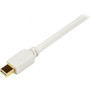 StarTechcom 3 ft Mini DisplayPort to DVI Adapter Converter Cable - Mini DP to DVI 1920x1200 - White - 3 ft DVIMini DisplayPort Video MDP2DVIMM3W