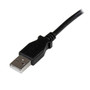StarTech.com 1m USB 2.0 A to Right Angle B Cable - M/M - 3.3 ft USB Data Transfer Cable for Printer, Scanner, Hard Drive - First End: (USBAB1MR)