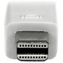 StarTechcom 10 ft Mini DisplayPort to VGA Adapter Converter Cable - mDP to VGA 1920x1200 - White - 10 ft Mini DisplayPortVGA Video - MDP2VGAMM10W