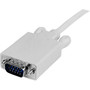 StarTechcom 10 ft Mini DisplayPort to VGA Adapter Converter Cable - mDP to VGA 1920x1200 - White - 10 ft Mini DisplayPortVGA Video - MDP2VGAMM10W