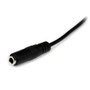 StarTech.com 2m Slim 3.5mm Stereo Extension Audio Cable - M/F - 6.6 ft Mini-phone Audio Cable for iPhone, Headphone, Audio Device - 1 (MU2MMFS)