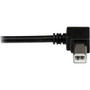 StarTech.com 3m USB 2.0 A to Left Angle B Cable - M/M - 9.8 ft USB Data Transfer Cable for Hard Drive, Scanner, Printer - First End: 1 (USBAB3ML)