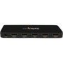 StarTechcom 4K HDMI Splitter - 4k 30Hz - 4 Port - Aluminum - Backward Compatible - HDMI Multi Port - HDMI Hub - 30 Hz to 30 Hz - HDMI ST124HD4K