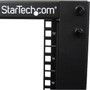 StarTechcom 12U Open Frame Server Rack - Adjustable Depth - 4-Post Data Rack - w CastersLevelersCable Management Hooks - Store and 4POSTRACK12U