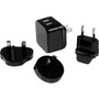 StarTechcom Dual Port USB Wall Charger - High Power 17 Watt  34 Amp - Travel Charger International - 120 V AC 230 V AC Input - USB2PACBK