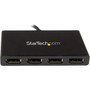 StarTechcom 4 Port Mini DisplayPort MST Hub - 4K 30Hz - Mini DP to DisplayPort Splitter for Multiple Monitors - mDP to DP - Use this MSTMDP124DP