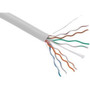 Axiom CAT6A Bulk Cable Spool 1000FT White - 1000 ft Category 6a Network Cable for Network Device - Bare Wire - Bare Wire - 10 Gbits C6ABCS-W1000-AX