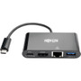 Tripp Lite U444-06N-H4GUB-C Docking Station - for Notebook/Tablet PC/Desktop PC/Smartphone - 60 W - USB Type C - 2 x USB Ports - 1 x - (U444-06N-H4GUBC)