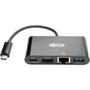 Tripp Lite U444-06N-HGUB-C Docking Station - for Notebook/Tablet PC/Desktop PC/Smartphone - 60 W - USB Type C - 2 x USB Ports - 2 x - (U444-06N-HGUB-C)