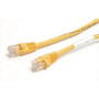 StarTech.com 6 ft Yellow Molded Cat5e UTP Patch Cable - Category 5e - 6 ft - 1 x RJ-45 Male - 1 x RJ-45 Male - Yellow (Fleet Network)