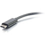C2G USB C Ethernet and 3 Port USB Hub - Black - USB Type C - External - 3 USB Port(s) - 1 Network (RJ-45) Port(s) - 3 USB 3.0 Port(s) (29747)
