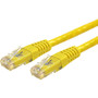 StarTech.com 6 ft Yellow Molded Cat6 UTP Patch Cable - ETL Verified - Category 6 - 6 ft - 1 x RJ-45 Male - 1 x RJ-45 Male - Yellow (Fleet Network)