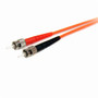 StarTech.com 1m Fiber Optic Cable - Multimode Duplex 62.5/125 - LSZH - LC/ST - OM1 - LC to ST Fiber Patch Cable - LC Male Network - ST (FIBLCST1)