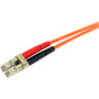 StarTech.com 5m Fiber Optic Cable - Multimode Duplex 62.5/125 - LSZH - LC/ST - OM1 - LC to ST Fiber Patch Cable - LC Male - ST Male - (FIBLCST5)
