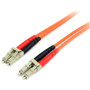 StarTech.com 2m Fiber Optic Cable - Multimode Duplex 62.5/125 - LSZH - LC/LC - OM1 - LC to LC Fiber Patch Cable - LC Male - LC Male - (Fleet Network)