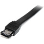 StarTechcom Shielded External eSATA Cable - Serial ATA external cable - Serial ATA 150 - 7 pin external Serial ATA M - 7 pin Serial ESATA3