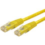 StarTech.com 7 ft Yellow Molded Cat6 UTP Patch Cable - ETL Verified - Category 6 - 7 ft - 1 x RJ-45 Male - 1 x RJ-45 Male - Yellow (Fleet Network)