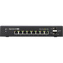 Ubiquiti Managed PoE Gigabit Switch with SFP - 8 Ports - Manageable - 2 Layer Supported - Modular - Twisted Pair Optical Fiber - ES-8-150W