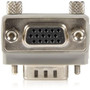 StarTech.com VGA adapter cable - Type 1 - right angle VGA (m) - VGA (f) - 1 x HD-15 Male VGA - 1 x HD-15 Female VGA - Gray (GC1515MFRA1)