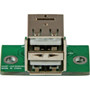 StarTechcom 2 Port USB Motherboard Header Adapter - USB A to USB 10 Pin Header FF - 1 x IDC Female - 2 x Type A Female USB USBMBADAPT2