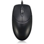 Adesso HC-3003PS - 3 Button Desktop Optical Scroll Mouse (PS/2) - Optical - Cable - Black - PS/2 - 1000 dpi - Scroll Wheel - 3 (Fleet Network)