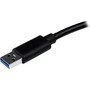 StarTech.com USB 3.0 Ethernet Adapter - USB 3.0 Network Adapter NIC with USB Port - USB to RJ45 - USB Passthrough (USB31000SPTB) - Add (USB31000SPTB)