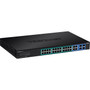 TRENDnet 28-Port Gigabit Web Smart PoE Switch - 24 Ports - Manageable - 2 Layer Supported - Twisted Pair - 1U High - Rack-mountable - TPE-2840WS