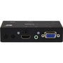 StarTech.com 2x1 VGA + HDMI to HDMI Switch / Selector Box - 1080p Multi Video Input Automatic Switcher - 2 Computers In 1 Monitor Out (VS221VGA2HD)
