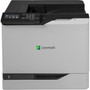 Lexmark CS820de Laser Printer - Color - 60 ppm Mono / 60 ppm Color - 1200 x 1200 dpi Print - Automatic Duplex Print - 650 Sheets Input (Fleet Network)