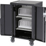 Bretford CoreX Cart - 2 Shelf - Steel - 33.2" Width x 25.8" Depth x 44.5" Height - For 24 Devices (Fleet Network)