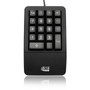 Adesso AKB-618- Antimicrobial Waterproof Numeric Keypad with Wrist Rest Support - Cable Connectivity - USB Interface - 18 Key - Mac, - (AKB-618UB)