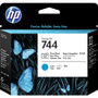 HP 744 Printhead - Photo Black, Cyan - Inkjet - 1 Pack (Fleet Network)
